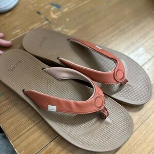 Sanuk Women's Sandals in Tan and Rust